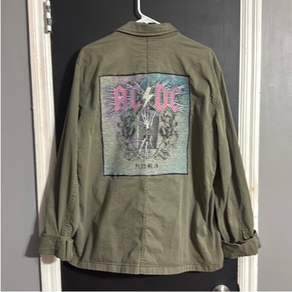 Upcycled Other - One-Of-A-Kind Upcycled AC/DC Utility Jacket Size: L
